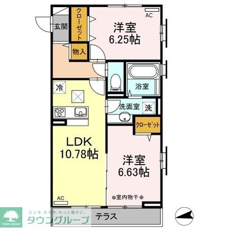 エルサンテの物件間取画像